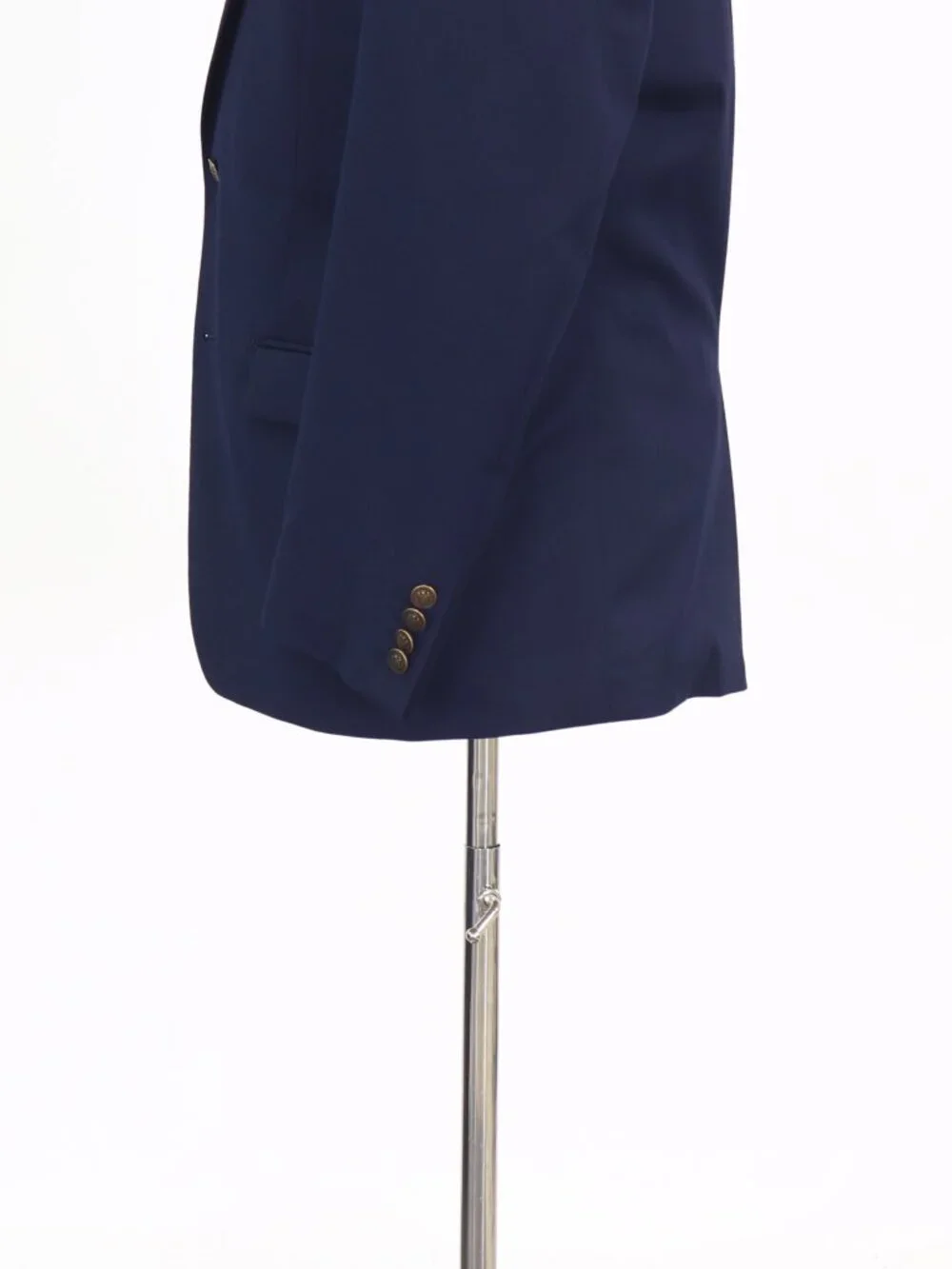 Chaps 40S Navy Blazer Sport Coat Jacket 2-Button Solid W888